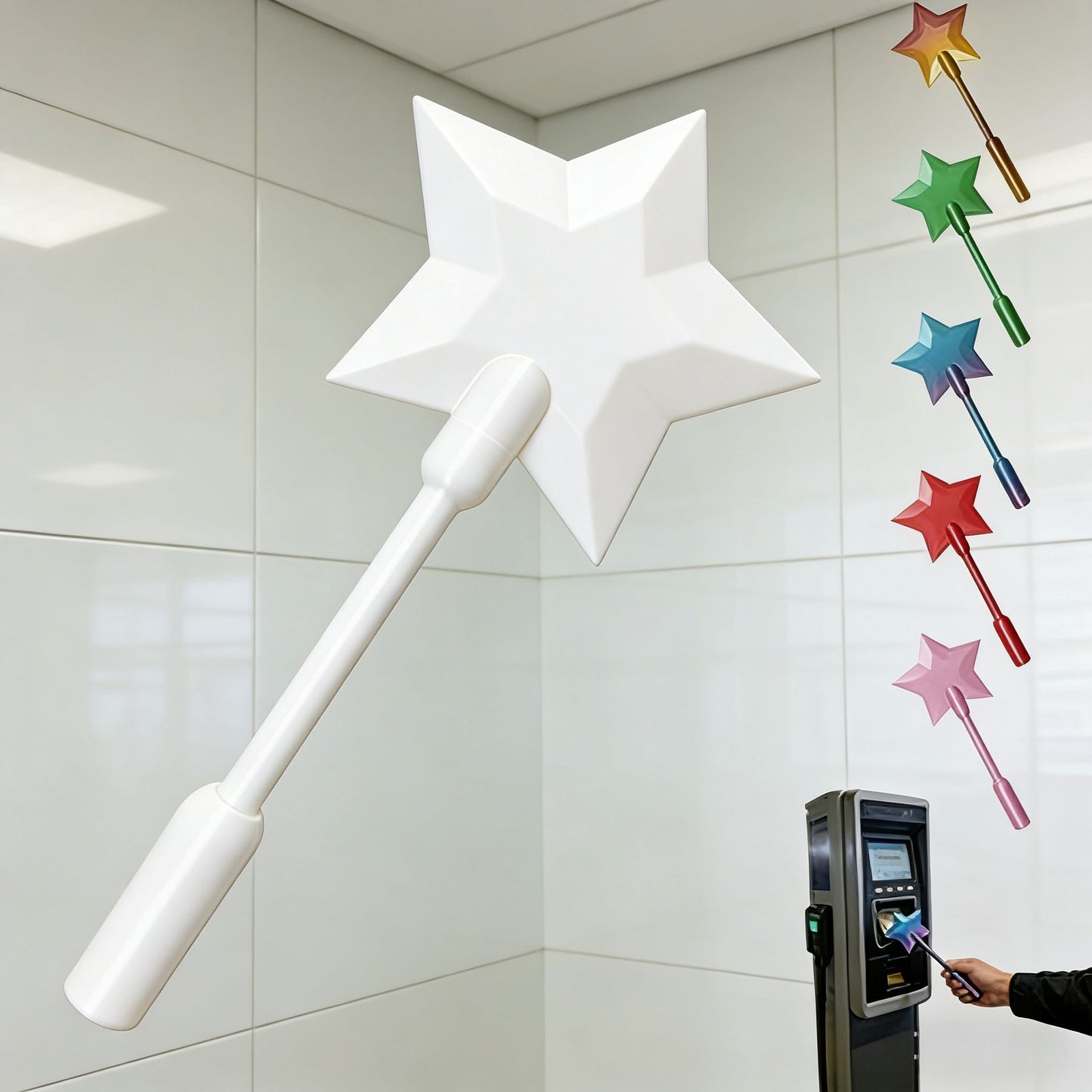 3D Printed Magic Wand Card Holder