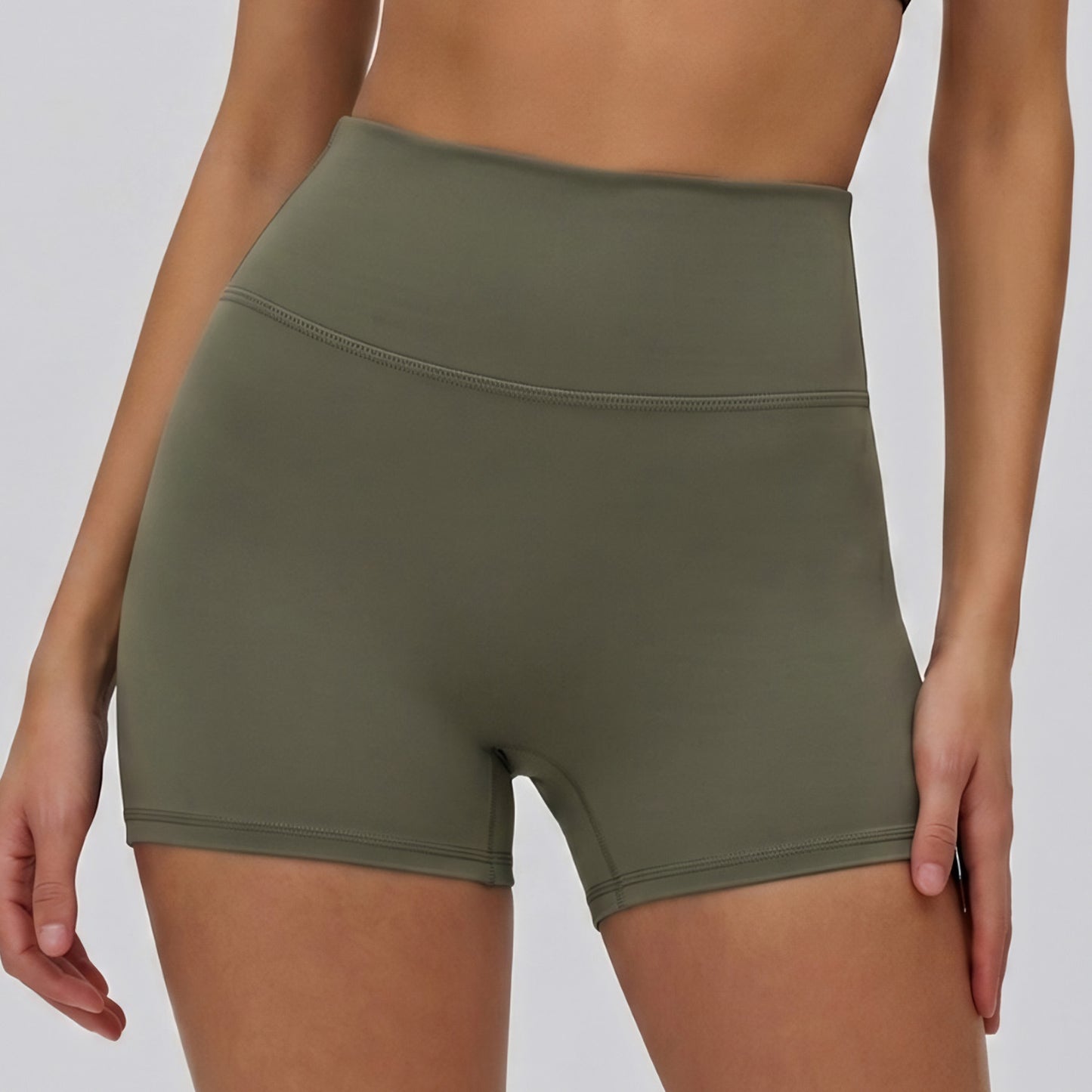 High-Waisted Butt-Lifting Yoga Shorts
