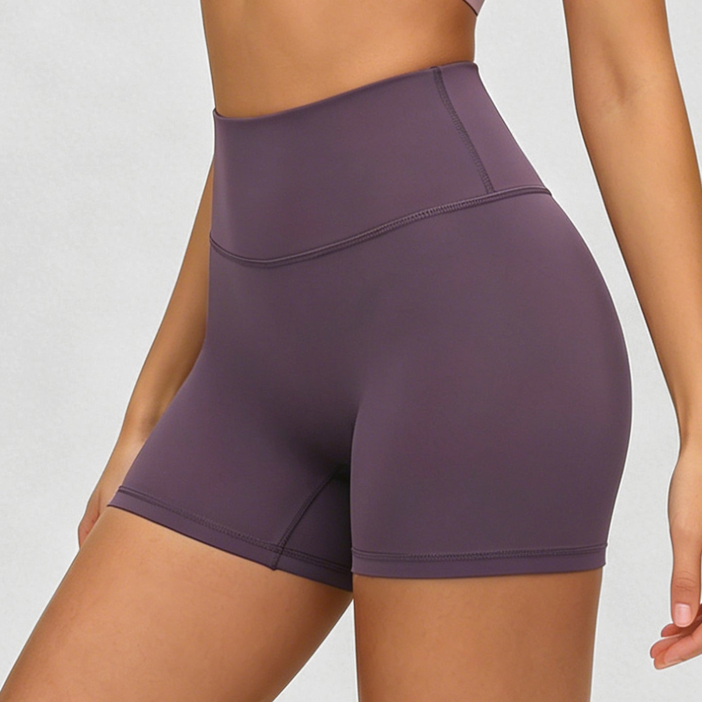 High-Waisted Butt-Lifting Yoga Shorts