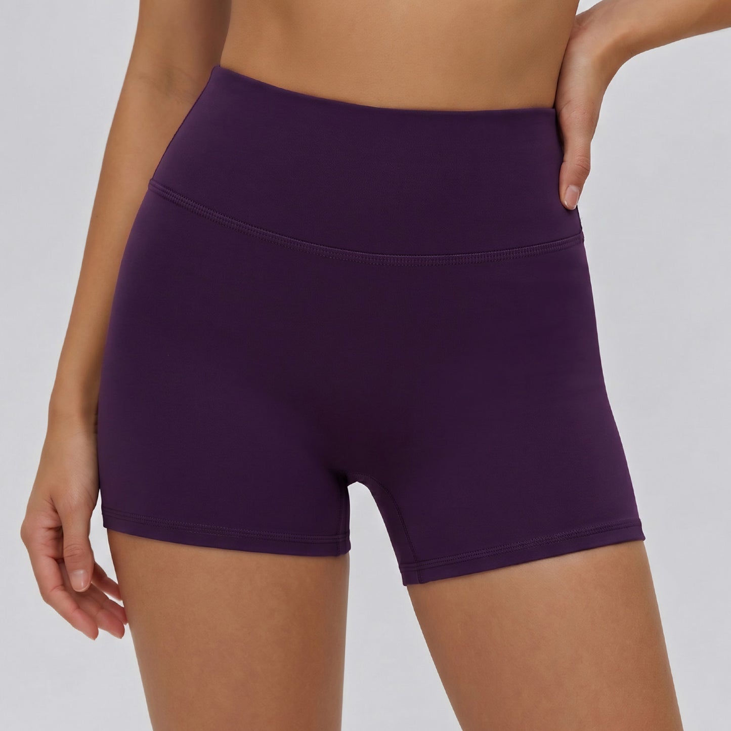 High-Waisted Butt-Lifting Yoga Shorts