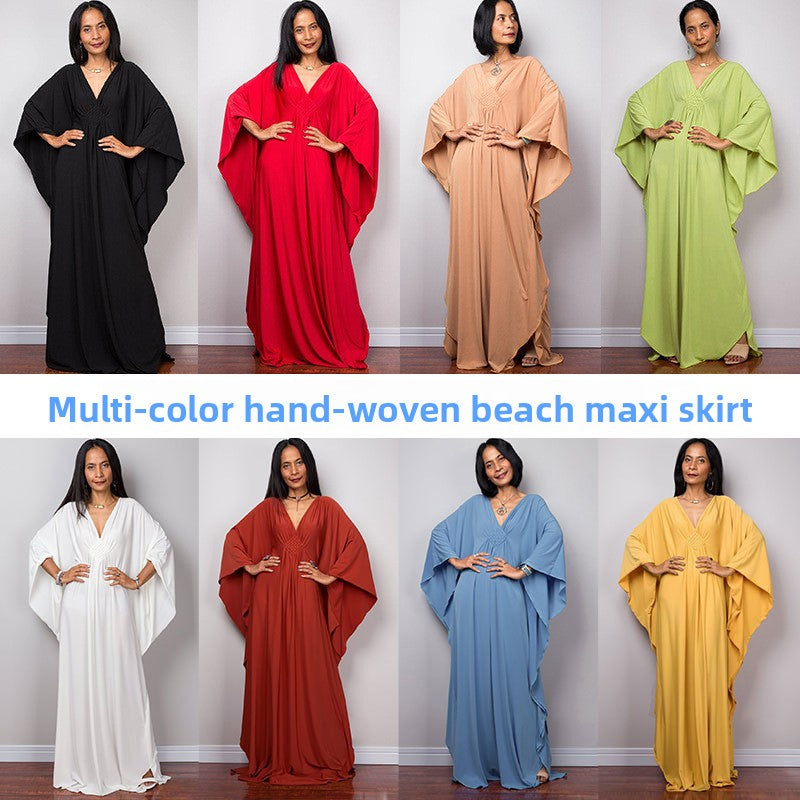 Handmade Beach Cover Up Long Skirt and Blouse