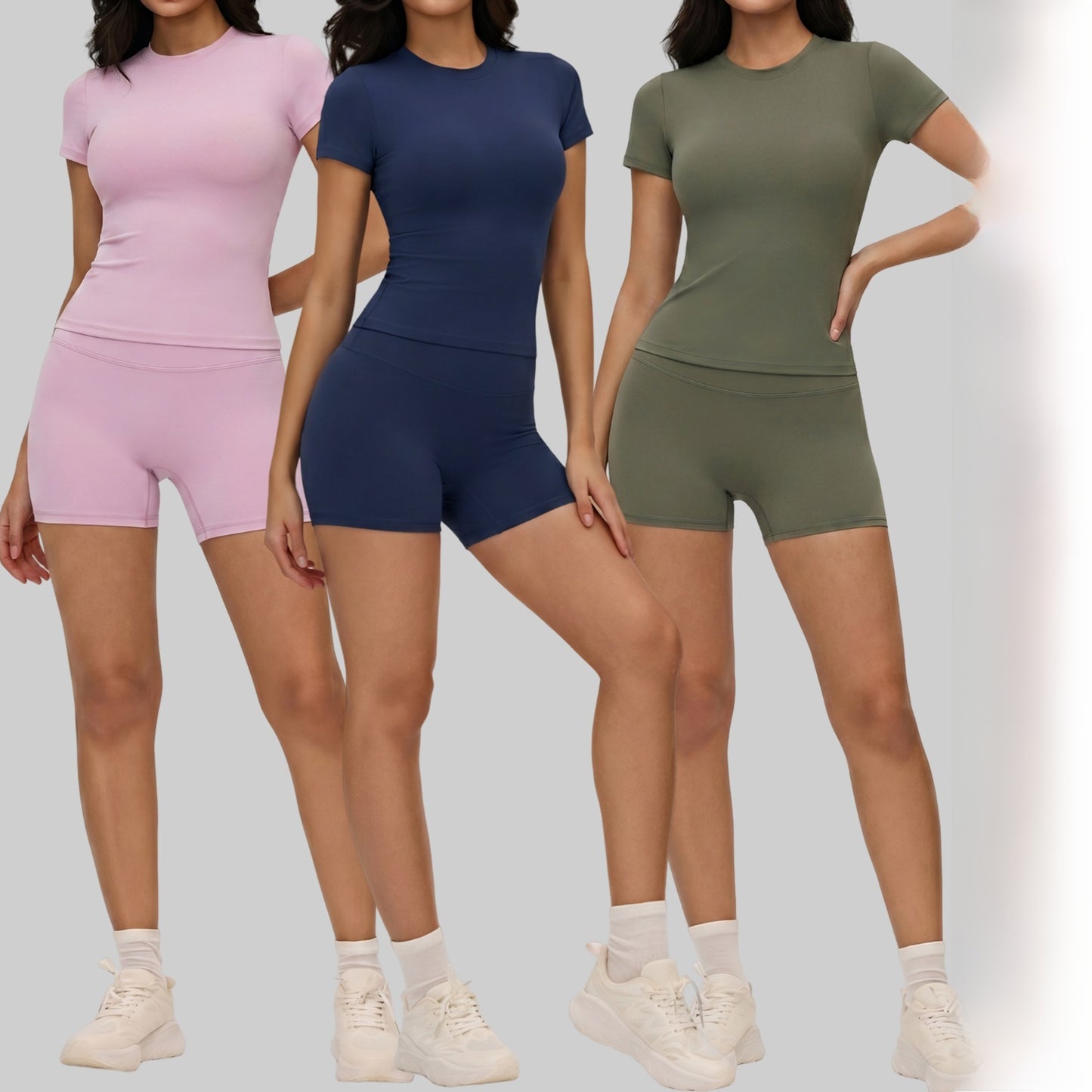 High-Waisted Butt-Lifting Yoga Shorts