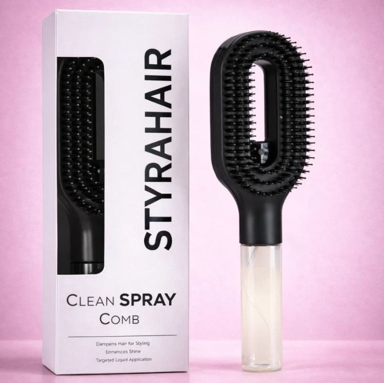 Essential Oil Spray Hair Smoothing Comb