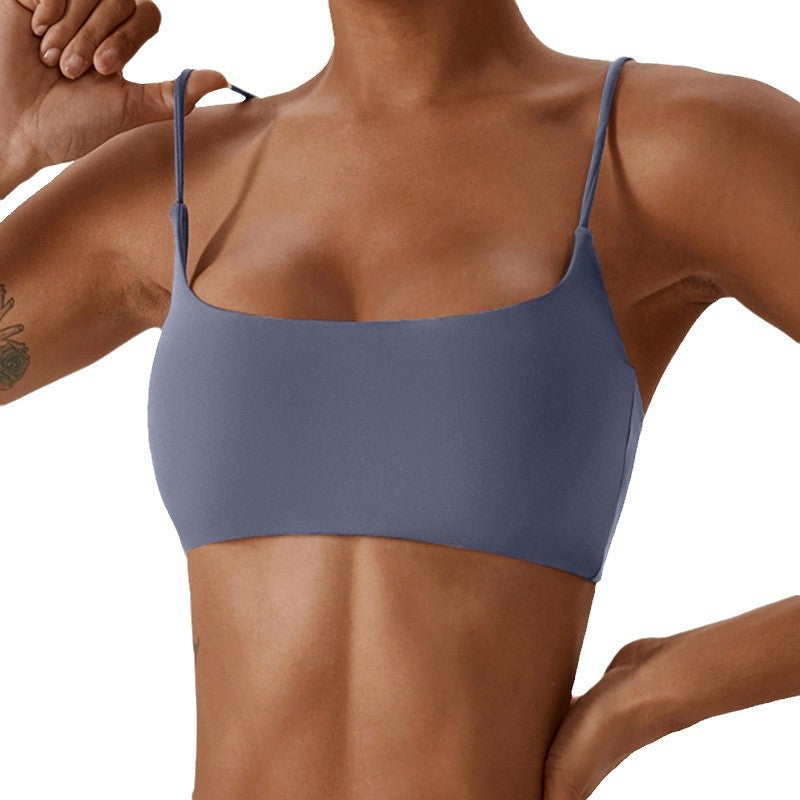 Supportive Fitness Bra with Moisture-Wicking Fabric